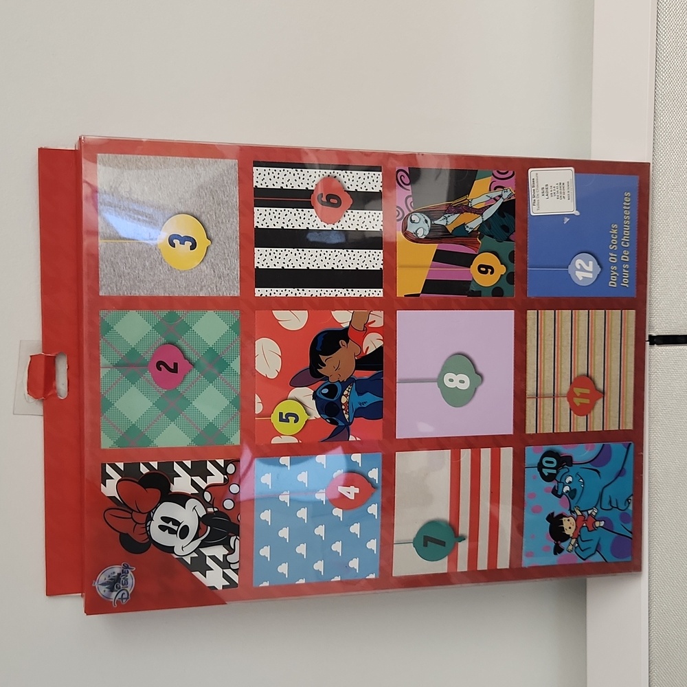 NIB- Disney/Pixar 12 Days of Socks